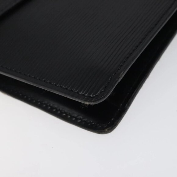 LOUIS VUITTON Epi Montaigne 27 Clutch Bag Black M52652 LV Auth 125396 - Picture 5 of 16
